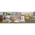 A collection of original oil and watercolour paintings and prints, some limited edition, mostly by m... 