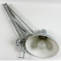 A vintage desk mounted angle poise lamp, by 1001 Thousand & one Lamps Ltd, 108 Bromley Rd, London, S... 