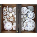 A quantity of mixed china, including an eight piece Royal Albert 'Old Country Roses' pattern tete a ... 