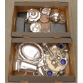 A quantity of silver plated items, to include a Victorian four piece tea service, candelabra, variou... 