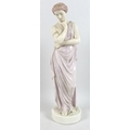 A Belleek figurine modelled as 'Meditation', first period, black mark, late 19th century, the standi... 