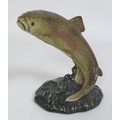 A Beswick model of a trout, 1032, impressed and printed marks, 12cm by 15cm by 16.5cm high.