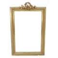 A Victorian gilt overmantle mirror with rectangular plate, 83.5 by 13 by 130cm high.
