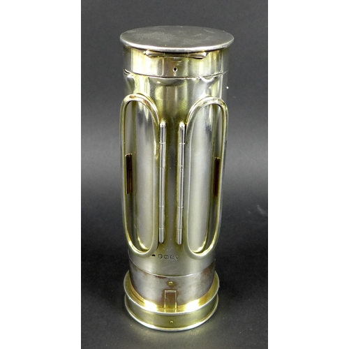 40 - A Victorian silver carriage candle lamp, made for Lord Rosebery, retailed by R&S Garrard, Panton Str... 