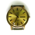 A vintage Rotary automatic watch with 9ct gold back, caliber 2066, the back of the case marked 9k an... 