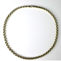 A 9k gold link chain necklace, 42cm, 23.7g.