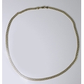 A 9ct gold chain necklace, 61cm long, 30g.