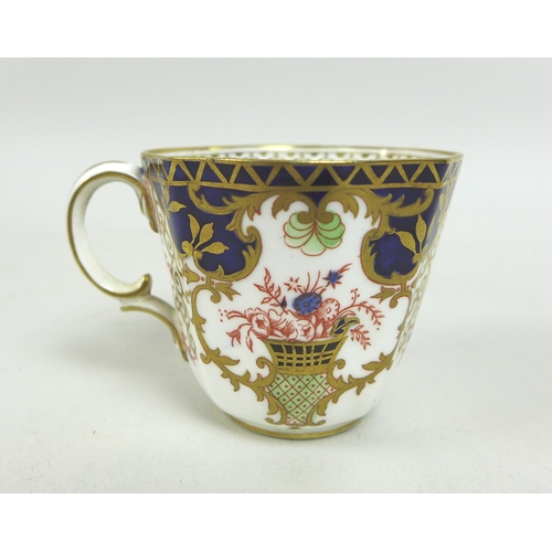 18 - A group of Royal Crown Derby bone china wares, comprising three Birds Imari pattern tea cups with sa... 