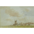 Arthur Gerald Ackermann RI (British, 1876-1960): 'Cley Mill, Norfolk', signed lower right, titled ve... 
