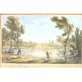 George Bickham after Jean Baptiste Claude Chatelain (18th century): 'A View from ye Island Seat of y... 