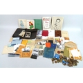 A group of military related collectables, including a service medal with Malaya bar, RAF ephemera, a... 