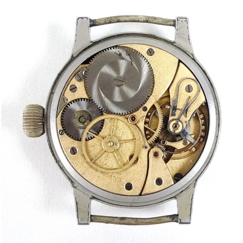 170 - A German WWII Luftwaffe Type A Observers Watch or Beobachtungsuhr (B-Uhr), signed A. Lange & Sohne, ... 