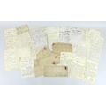 A group of late 19th century letters relating to Purdey guns from the Proof House Hall Birmingham, c... 