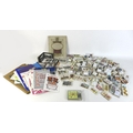 A collection of thirty eight 1950's and later show programmes and a group of cigarette cards,  inclu... 