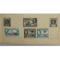 A stamp album dating from the 1940's, containing a variety of World stamps, including China, Russia ... 