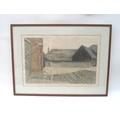 After Valerie Thornton (1931-1991): 'Peper Harrow', a limited edition etching, dated 1976, signed an... 