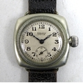 An Art Deco Rolex Oyster steel cased gentleman's wristwatch, circa 1930, circular silvered dial with... 