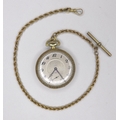 A late 19th / early 20th century American Hamilton Watch Co gold plated pocket watch, keyless wind, ... 