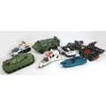 A group of 1980s Action Force and Star-Com toys, including action figures, vehicles and some accesso... 