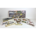 A President's Choice Mikado Edition train set together with eight boxed Bachmann carriages and rolli... 