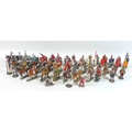 A group of thirty-nine Del Prado lead historic military figurines, including thirty-seven mounted fi... 