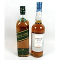 Vintage Whisky: two bottles, comprising Oban Little Bay single malt Scotch whisky, Small Cask, 70cl,... 