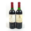 Vintage Wine: two bottles of Grand Vin de Chateau Latour, 1984 and 1986, Pauillac, Premier Grand Cru... 