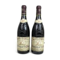 Vintage Wine: two bottles of Bosquet des Papes Chateauneuf-du-Pape 1989, U: middle neck. (2)