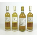 Vintage Wine: a bottle of Chateau Tucau Barsac, Sauternes, 1979, together with three bottles of Musc... 