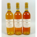 Vintage Wine: three bottles of Chateau Rieussec, 1997, Sauternes, Grand Cru, U: mid neck. (3)