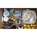 A group of ceramics, including a Limoges coffee set, two Norman Lear hand painted Connosseur Collect... 