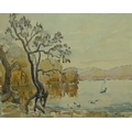 Elsie Anna Woods SWA (British, b. 1887): 'Coniston Water', watercolour, signed lower right, with tit... 