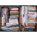 A quantity of books, comprising paperbacks, various novels. (2 boxes)