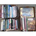 A quantity of books, comprising hardbacks, antiques, reference, history and travel. (3 boxes)