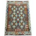 A vegetable dyed wool Choli Kelim rug, 150 by 102cm.