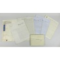 A group of five 19th century indentures on vellum together wills and other documents including facsi... 