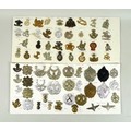 A group of sixty seven British Military badges, including Parachute Regiment, Royal Munster Fusilier... 