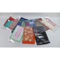 A collection of thirteen silk scarves, including some designer, comprising two Liberty scarves, blac... 