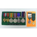A group of six WWII and later medals, for J1345494 A/Cpl J. D. Esplin, comprising a Burma star, 1939... 
