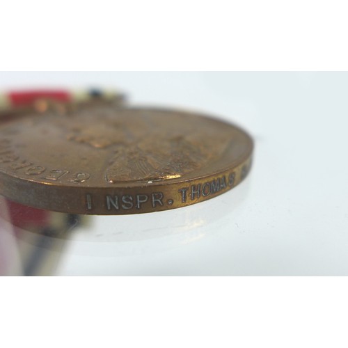 81 - A group of five WWII medals, believed to be awarded to T.S.R. Stubbins, comprising Burma star, Franc... 