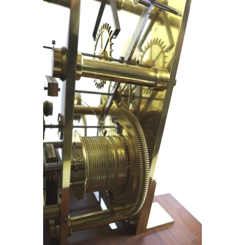 290 - A rare 19th century mahogany cased regulator clock, by G. H. & C. Gowland, Chronometer Makers To The... 