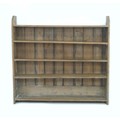 An early 20th century pine freestanding bookcase, with three adjustable shelves, 132 by 24 by 121cm ... 