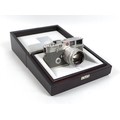 A rare Leica M6 '150 Jahre Photographie' Rangefinder Camera, 1989, platinum plated & karung snake le... 