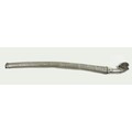 A 19th century white metal and horn handled sword, likely an Indonesian parang or pedang, with silve... 