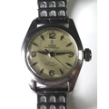 A Tudor Oyster Princess automatic steel cased lady's wristwatch, circa 1960's, ref 7806, circular ch... 