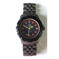 A Tag Heuer Professional 200m steel cased gentleman's wristwatch, circular black dial with red minut... 