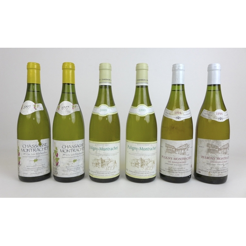 104 - Vintage Wine: a mixed parcel of Montrachet, comprising two bottles of Domaine Bernard Morey et Fils ... 