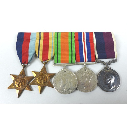 124 - A WWII medal group and RAF related ephemera, belonging to F/Sgt. Arthur Savage 365614, comprising a ... 