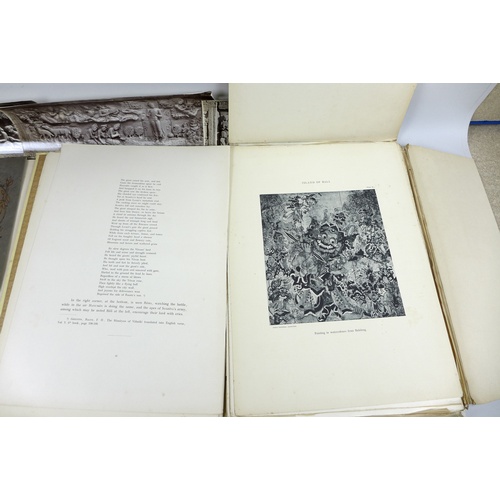 14 - A collection of photographs and printed ephemera  within three folios, including a series of panoram... 