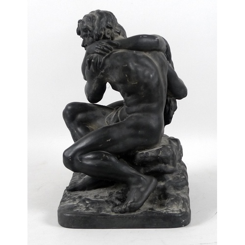 91 - A Danish terracotta sculpture, Hans Gyde-Petersen (Danish, 1862-1943) for P. Ipsen, Copenhagen, 'Ada... 